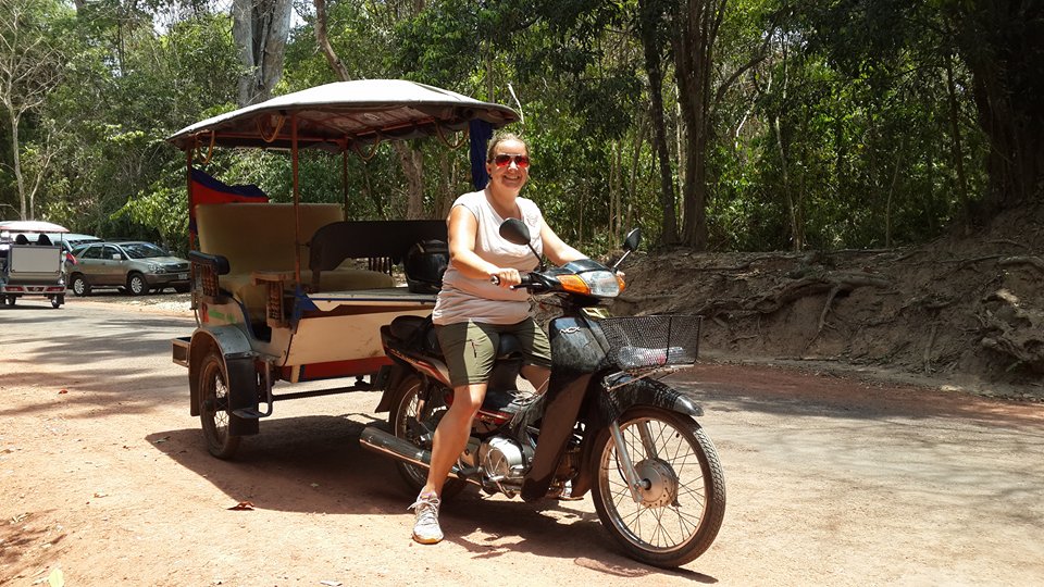 And finally: me on my TukTuk!