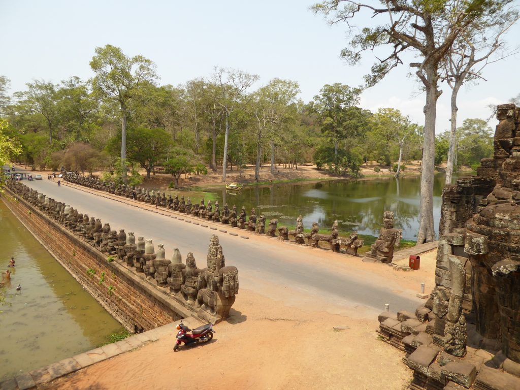 South Gate to Angkor Thom (taken from the top of the gate)