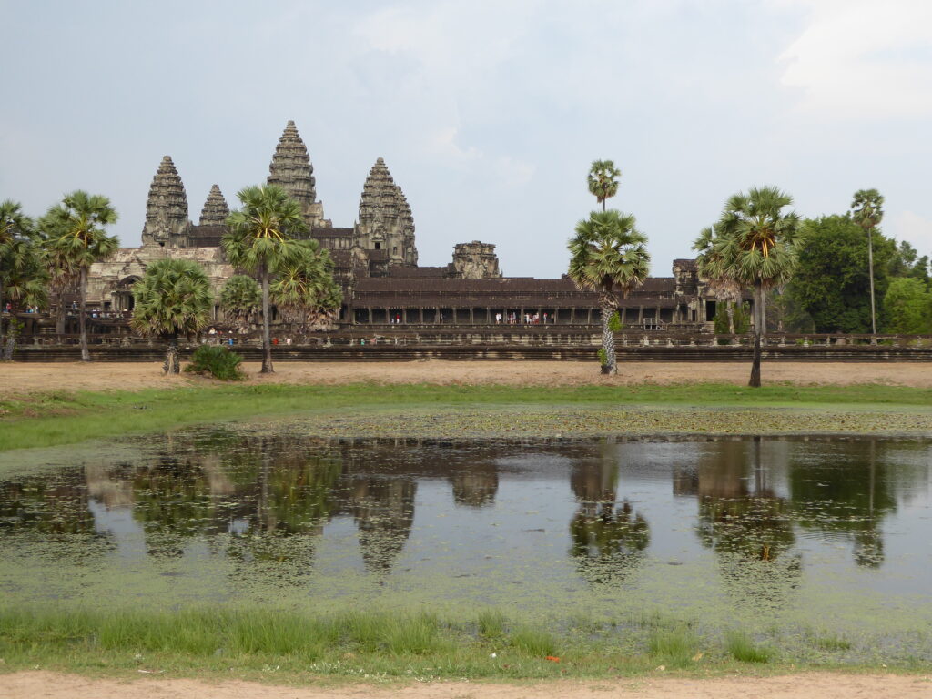 Angkor Wat reflection during dry season