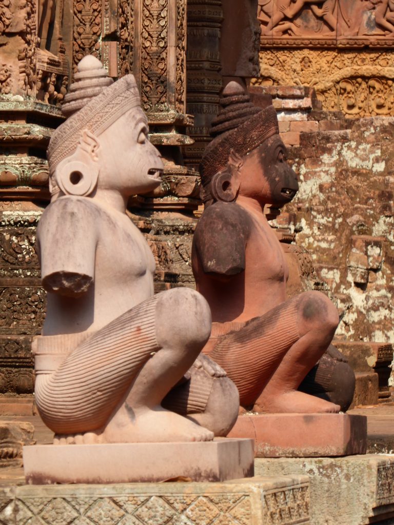 The guards of Banteay Srei Temple